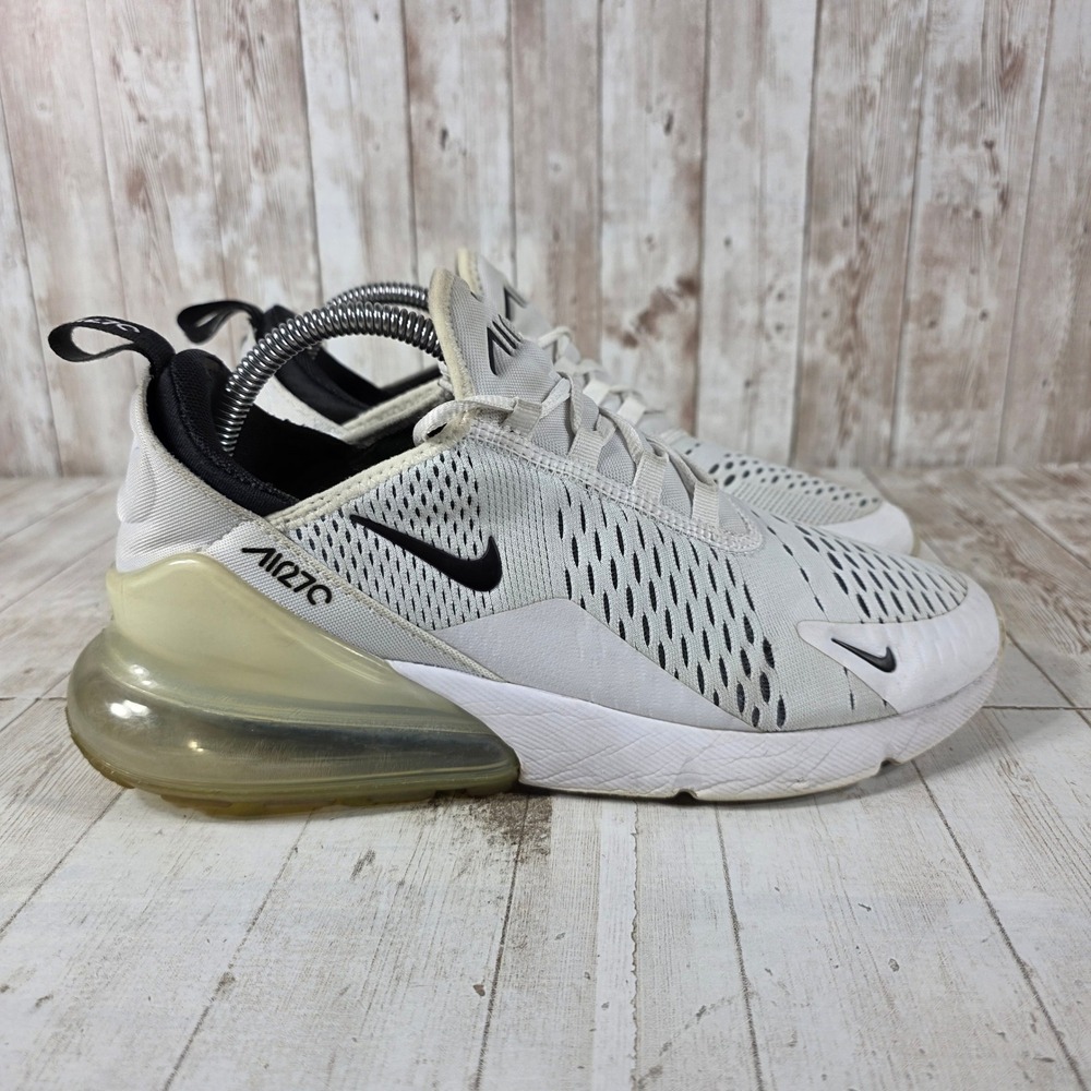 Nike Air Max 270 Womens White Black Sneakers AH6789-100 Size 9.5